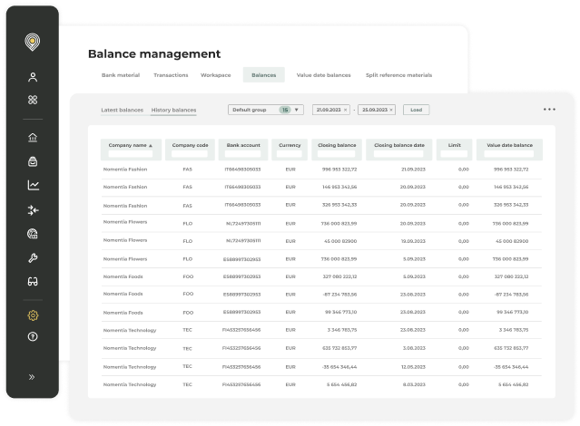 Optimize balance management