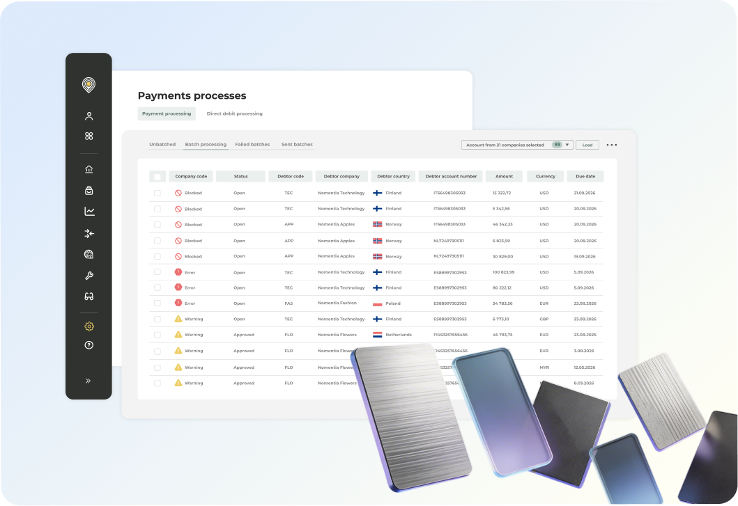 Fragmented positions