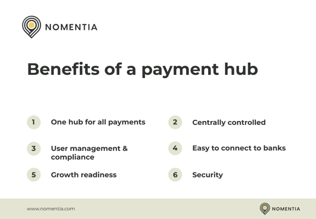 Benefits or a payments hub