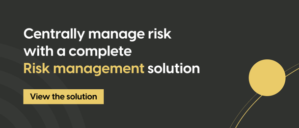 Risk management solution banner