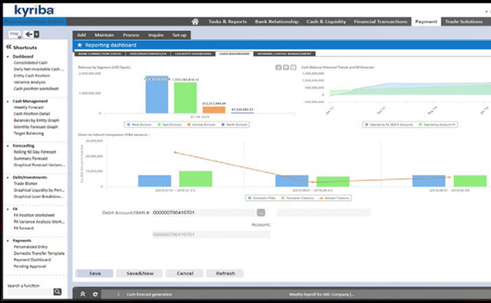 TIS Cash Reporting & Forecasting