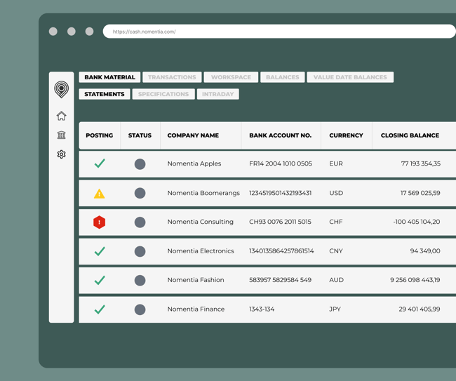 Nomentia Centralized Account Management