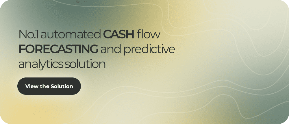 Cash flow forecasting tool