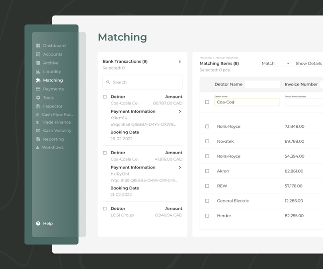 Manual Matching